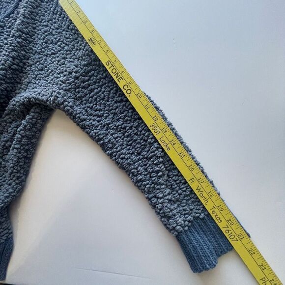 MOD Black Label Blue Sweater Hoodie, Size Medium/Large - Picture 6 of 12